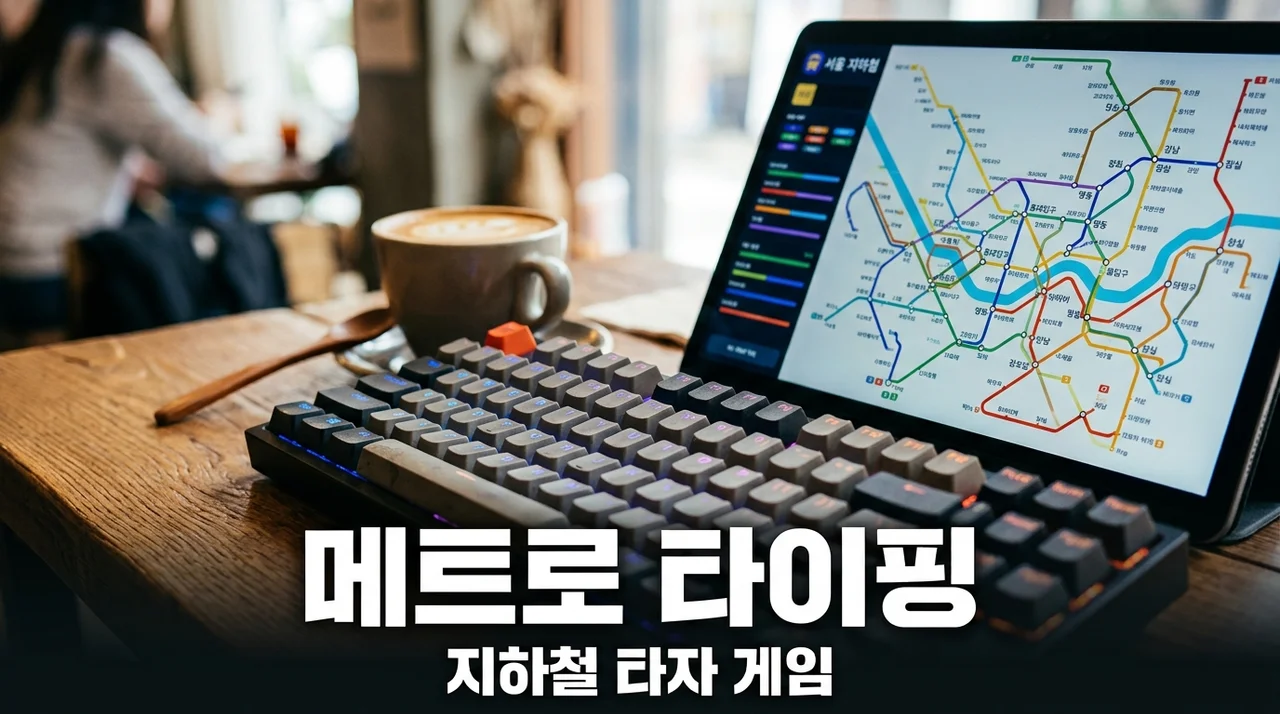 메트로 타이핑 아직도 안 해봤다고? 지하철 타자 게임 접속 링크와 고득점 꿀팁