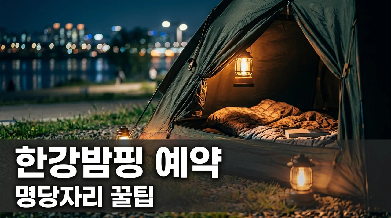 어머나! '한강밤핑' 3분 만에 접수 마감? 2026년 무료 예약 명당 꿀팁