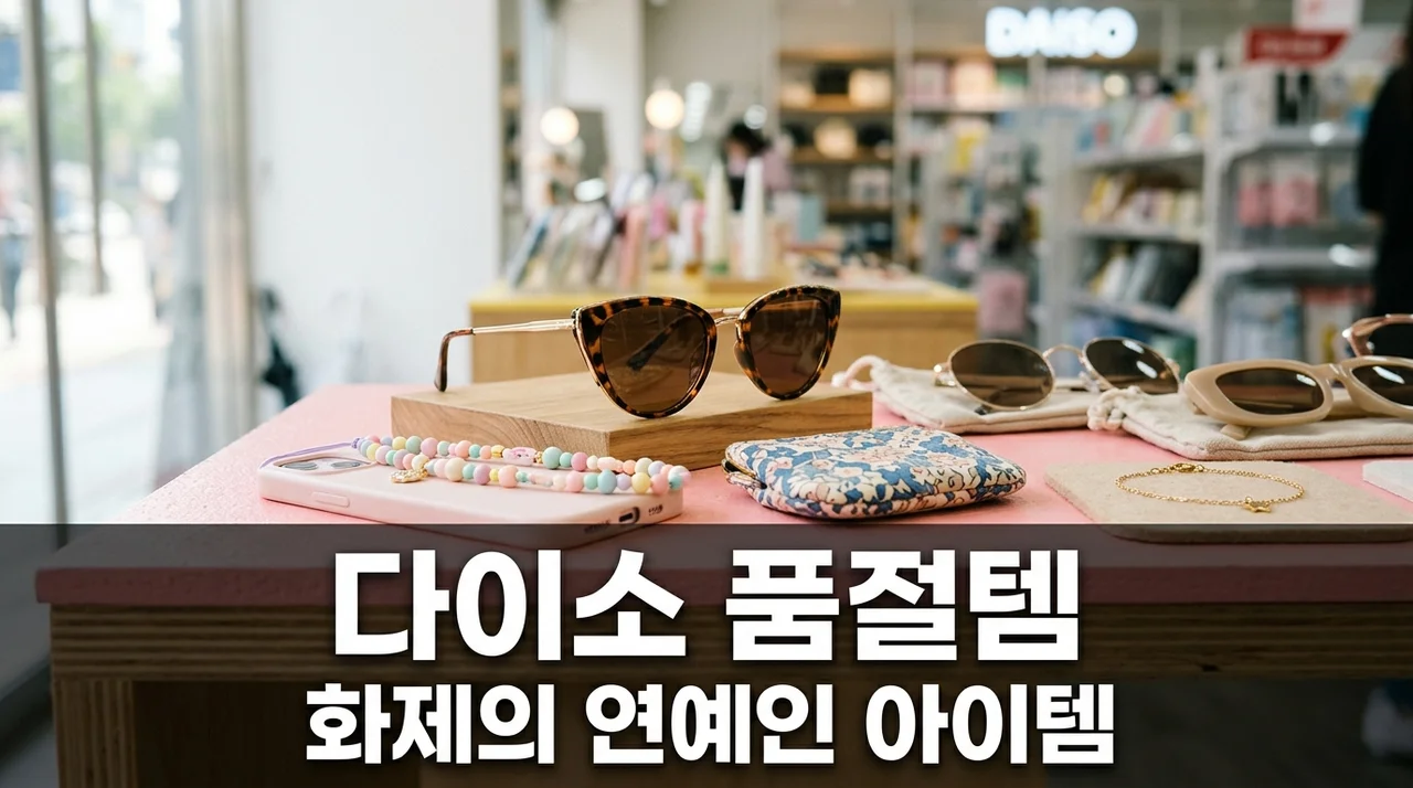 다이소 연예인 품절템 화제의 아이템.. 1천원 유리 선글라스 재입고 소식에 난리 난 이유?