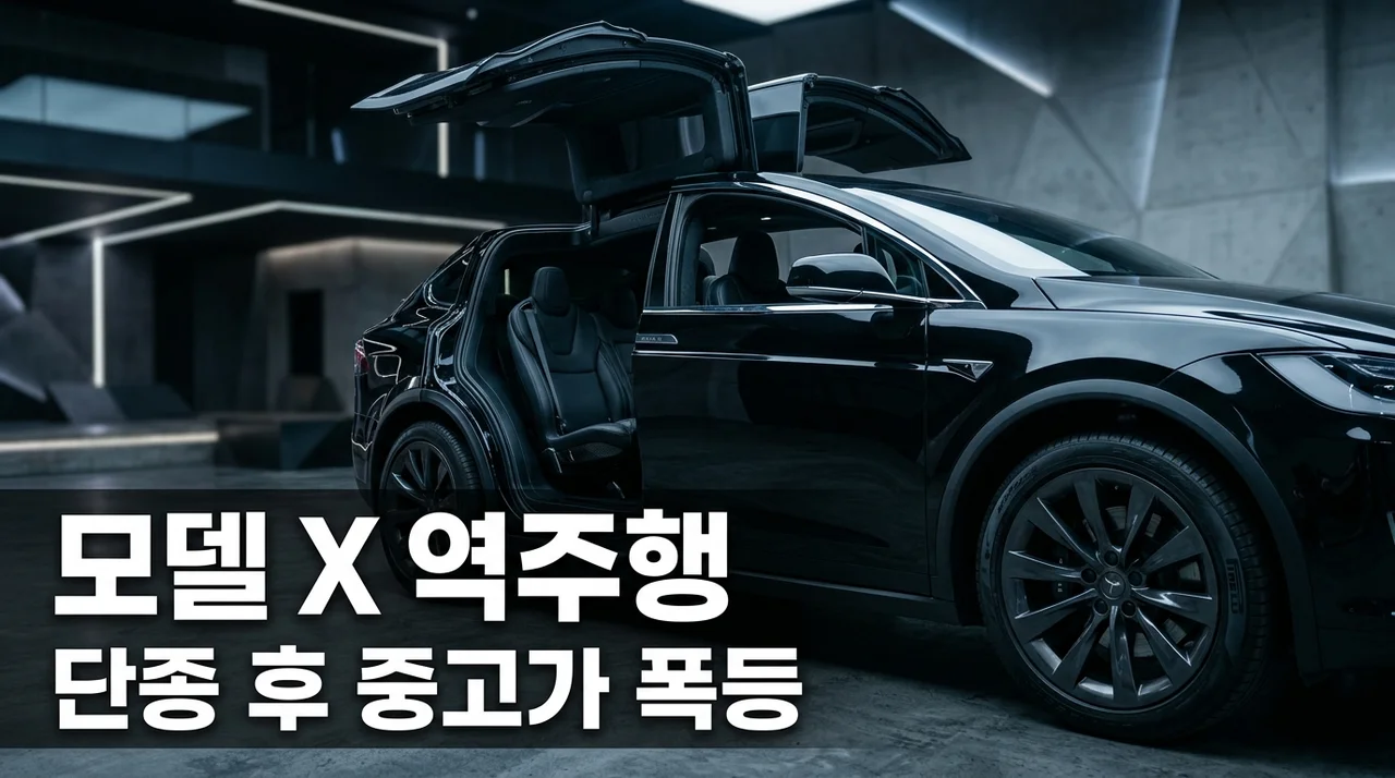 단종 소식에 중고가 17% 폭등.. 테슬라 모델 X 중고차 역주행하는 진짜 이유