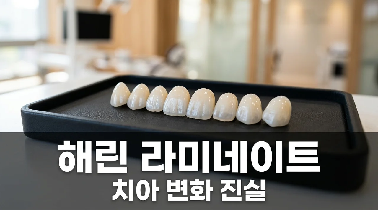 해린 라미네이트 논란 진실은? 치아 변화 이유와 무삭제 비교