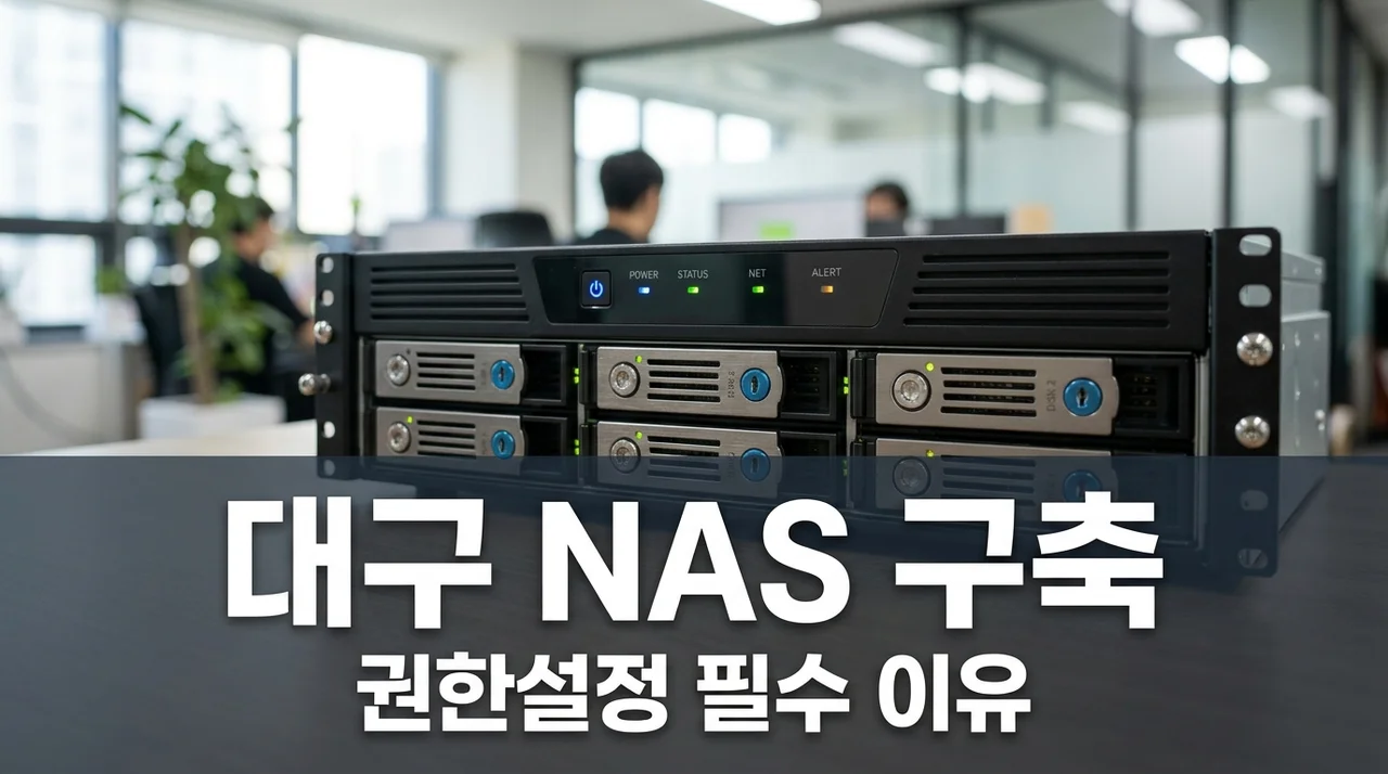 대구 사무실 NAS서버 구축 솔직후기, 권한설정이 중요한 이유