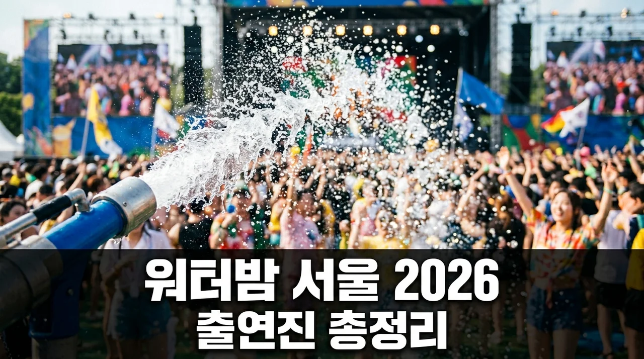워터밤 서울 2026 출연진 날짜별 최종 라인업 총정리