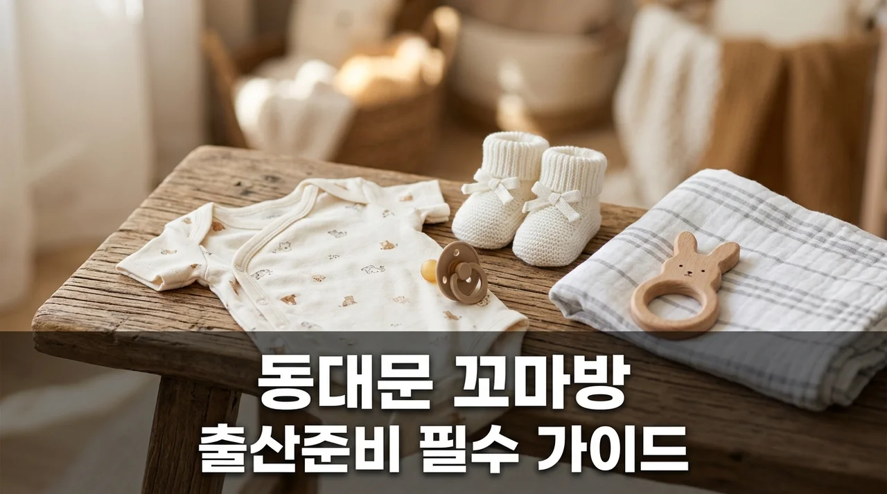 동대문 꼬마방 출산준비물 가격과 주차팁 구매리스트 총정리