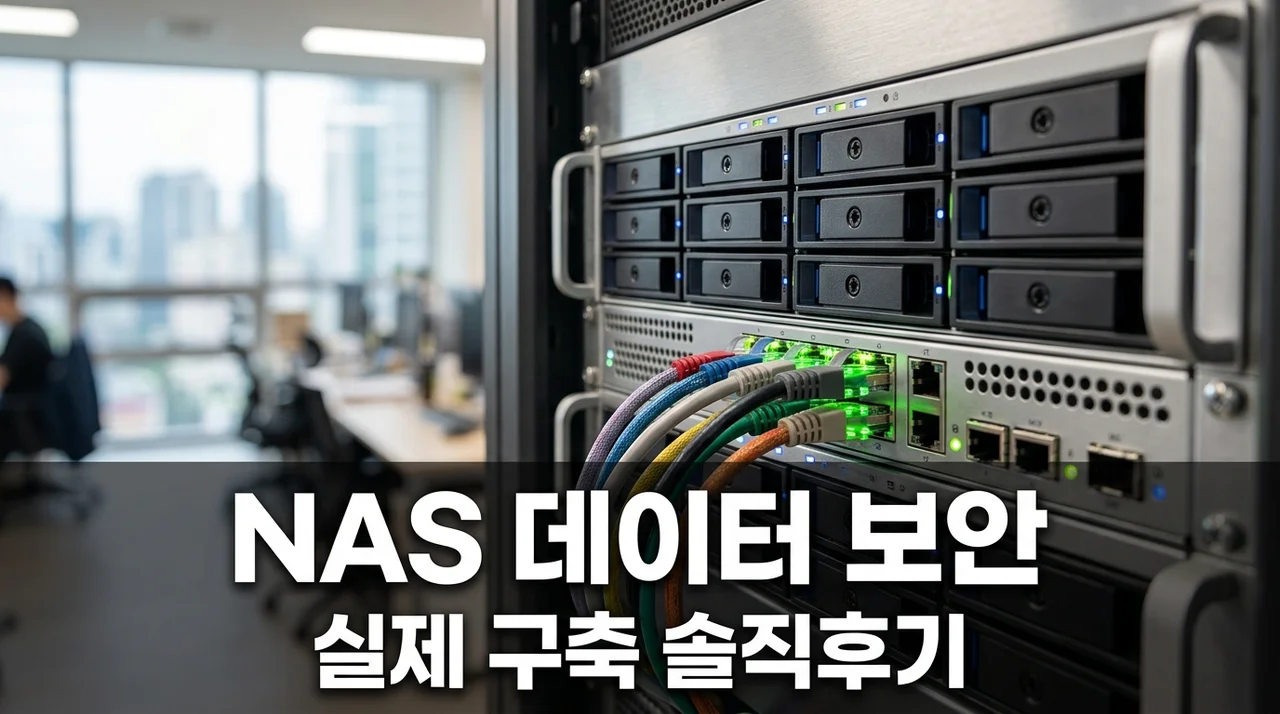 NAS 설치만으로 끝나지 않는 기업 데이터 보안 솔직후기