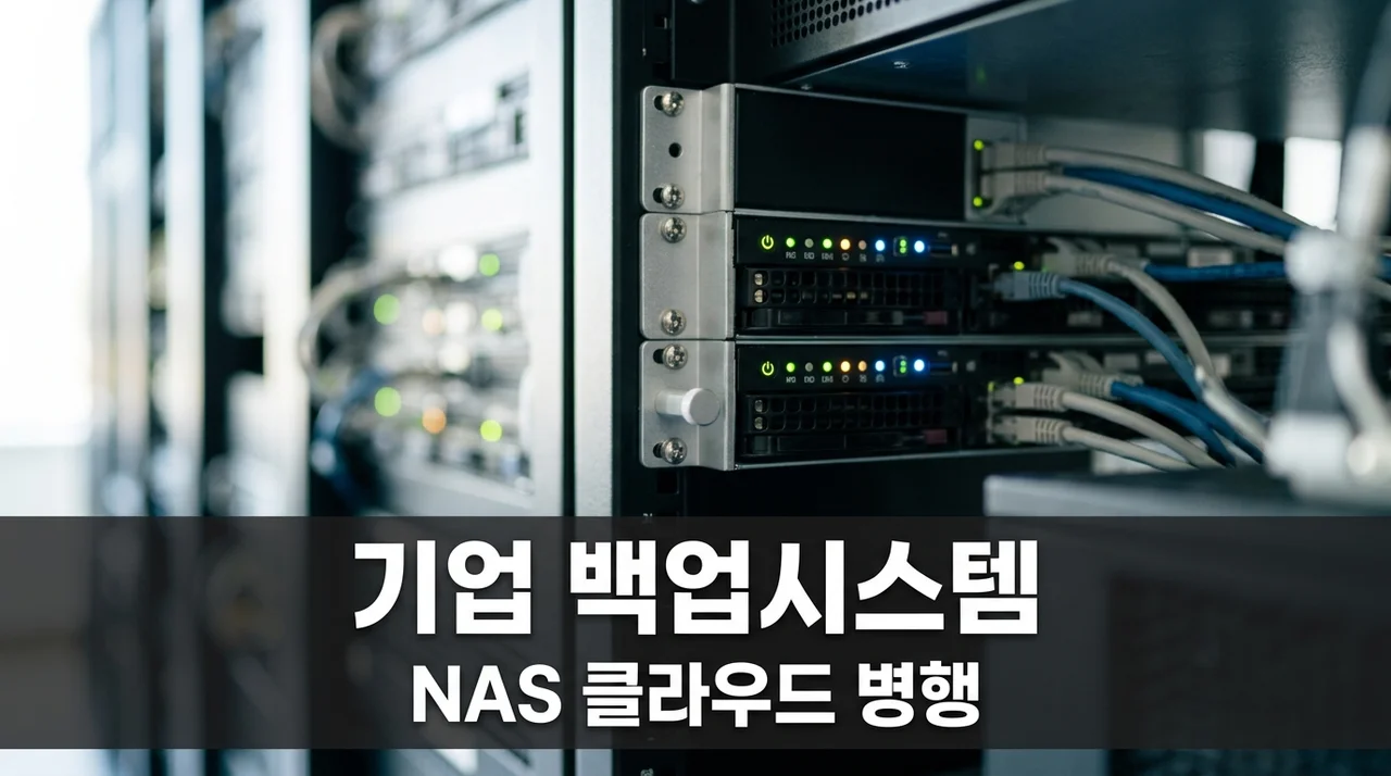 기업 백업시스템 구축 솔직후기 NAS와 클라우드 병행이 필수인 이유