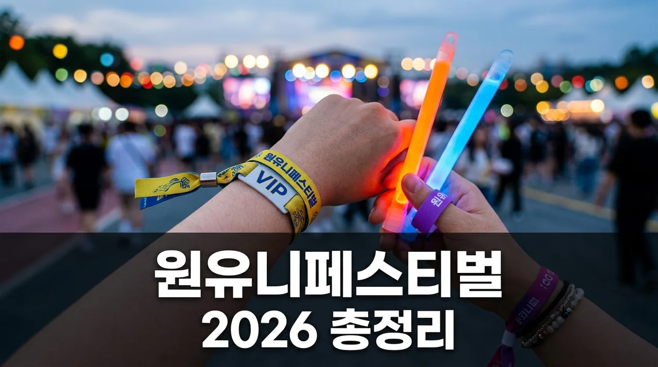 원유니페스티벌 2026 라인업 예매 일정 타임테이블 파라다이스시티 핵심 정리