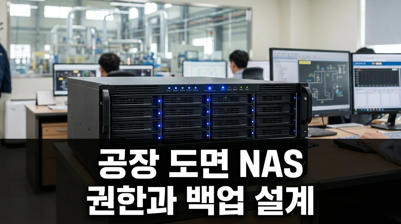 공장 도면관리 NAS 직접 구축해보니, 권한과 백업 한번에 잡기
