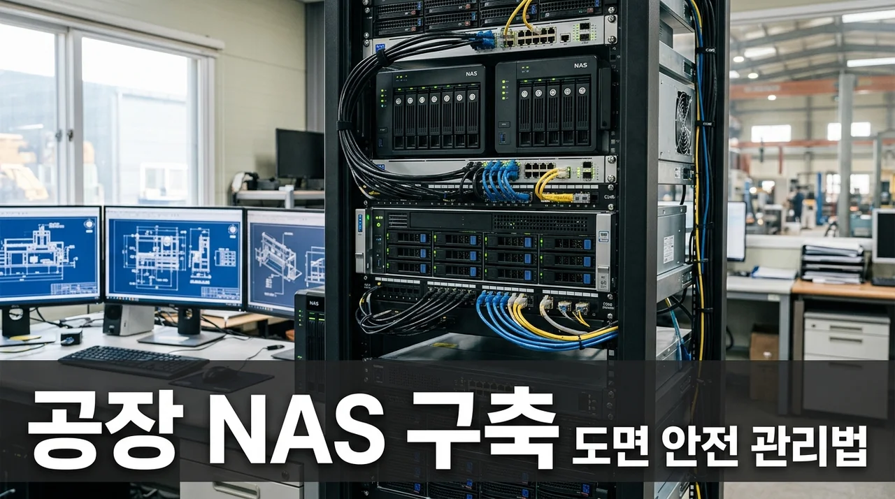 공장 NAS 구축 후기 도면과 생산자료 안전하게 관리하는 방법