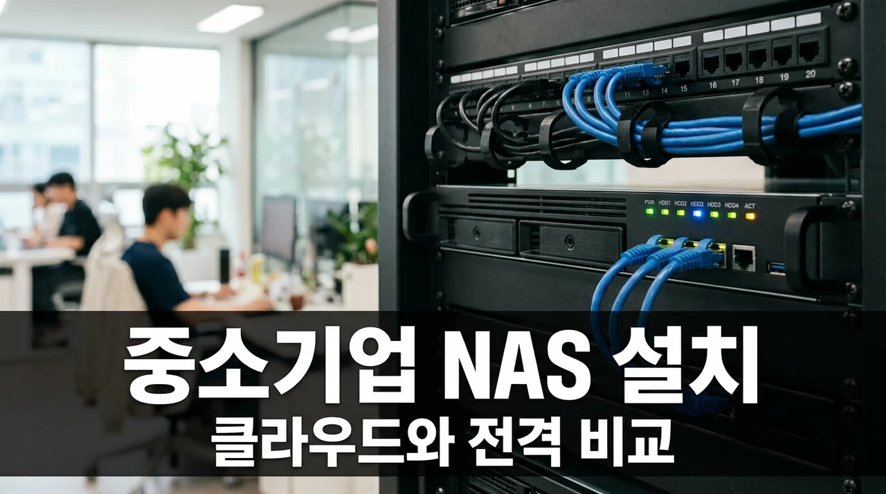 중소기업 NAS 설치 직접 써보니 클라우드보다 유리했던 솔직후기