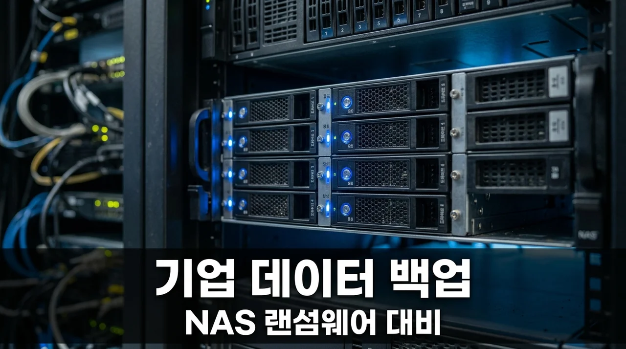 기업 데이터 백업 NAS 솔직후기 랜섬웨어와 삭제 완벽 대비하기