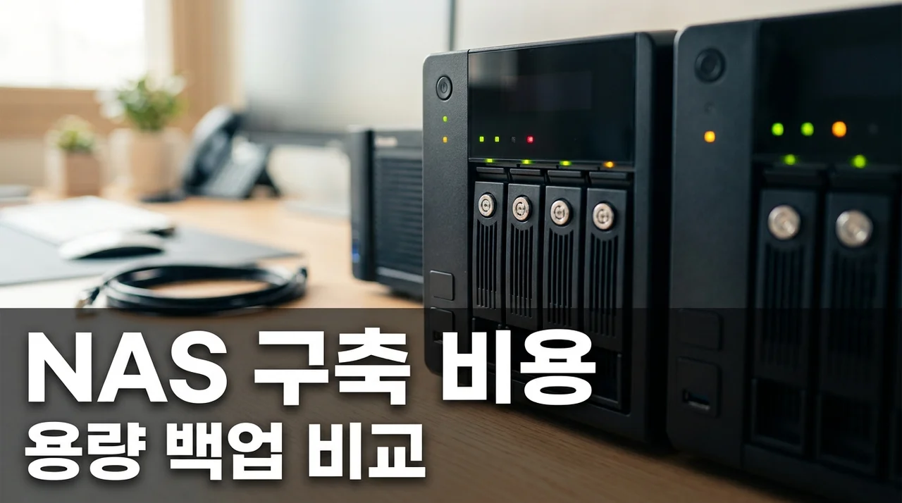 대구 NAS서버 구축 비용 솔직후기 용량 백업 방식 차이 정리