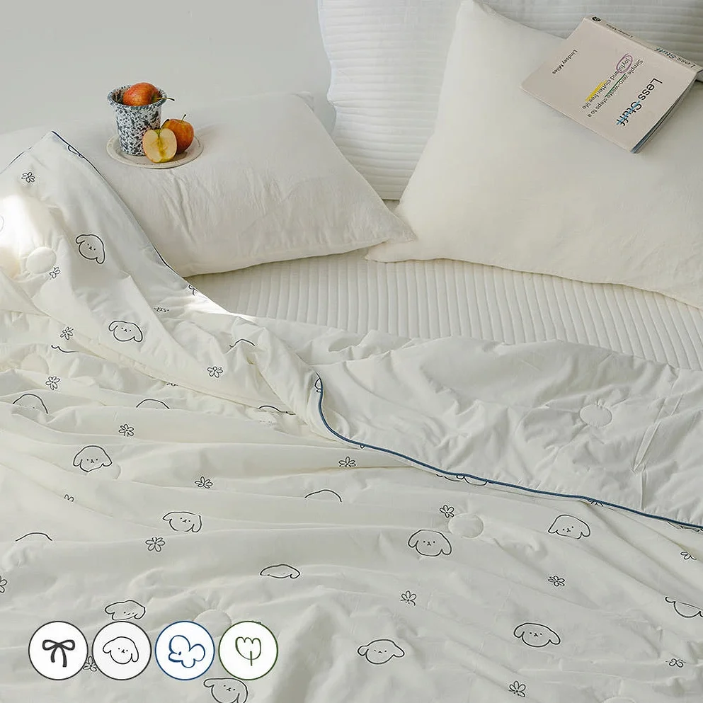 [네이버단독] 바자르 이불 냉감 시즈닝 소프트 양면 여름 차렵이불 SS 상세 이미지 2