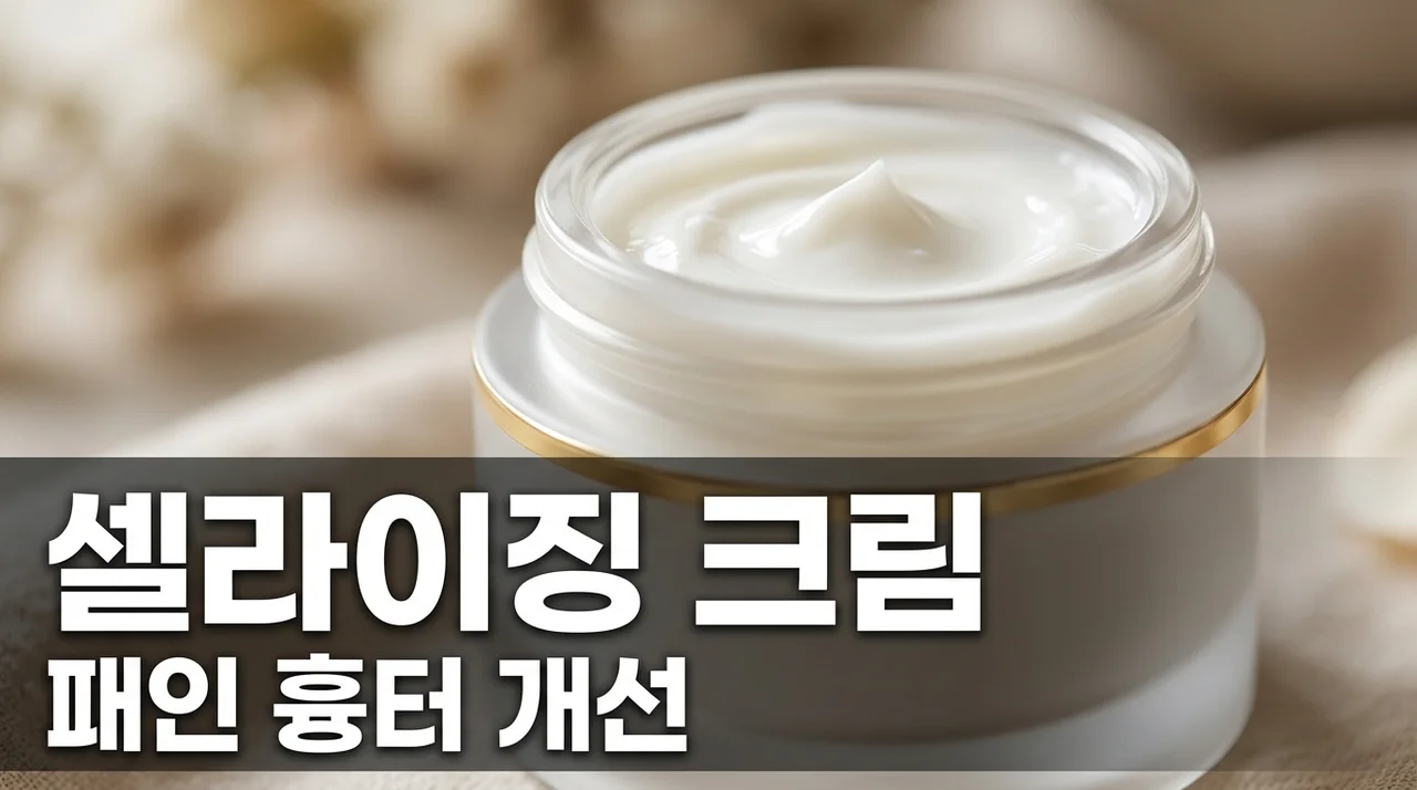 셀라이징 크림 패인 흉터 및 손상 피부 재생 효과와 올바른 사용법