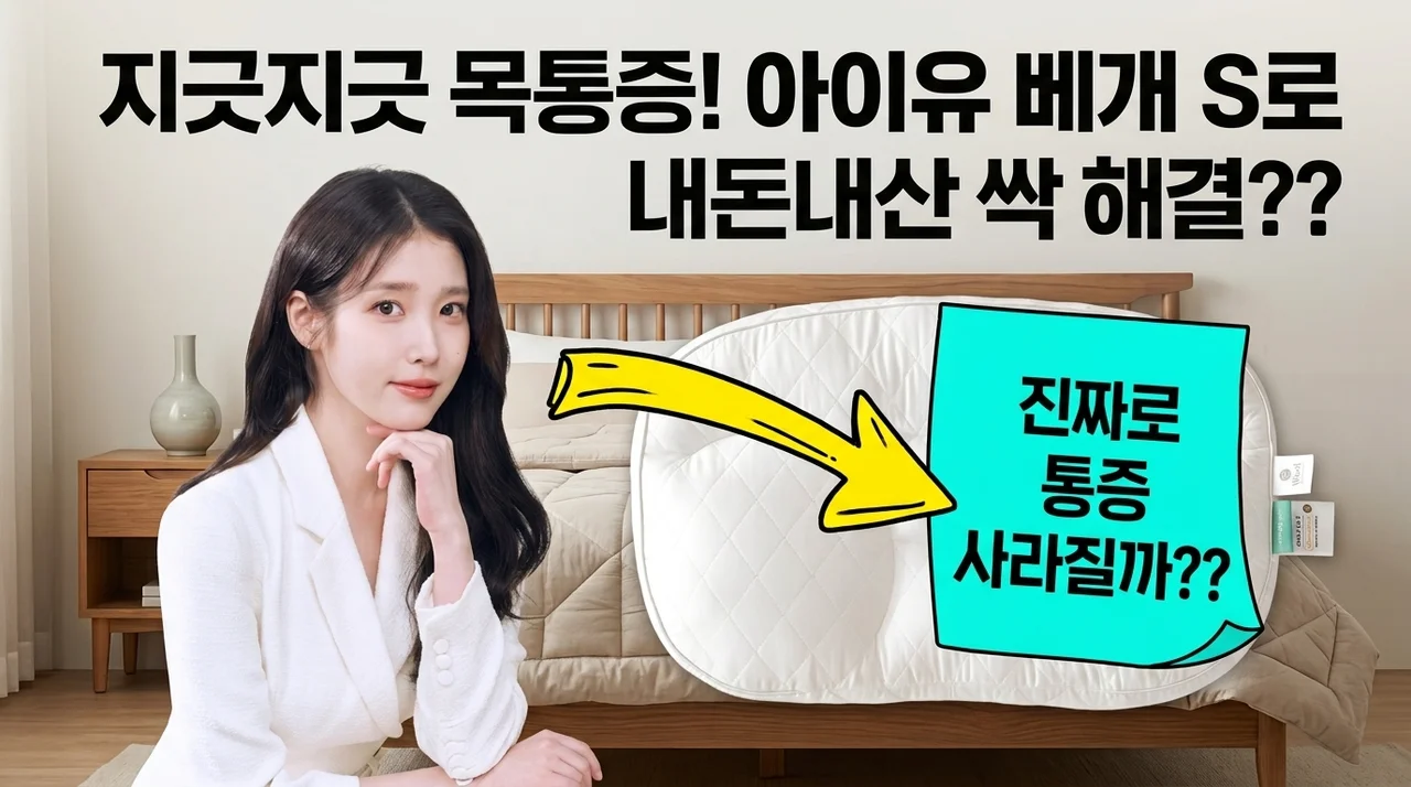 슬립앤슬립 아이유 깊은잠 베개 S 목통증 싹 사라진 내돈내산 후기