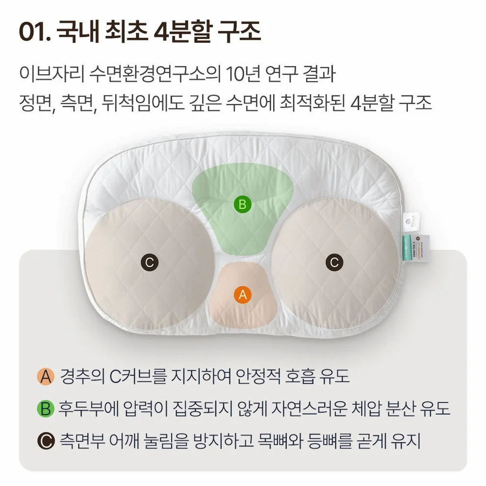 슬립앤슬립 아이유 깊은잠 베개 S (+냉감 베개커버1P) 상세 이미지 8