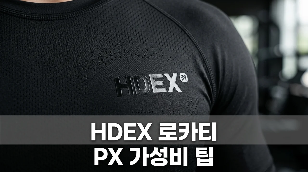 hdex 로카티 PX 가격과 사이즈 팁! 1만원대 운동복 살까 말까?