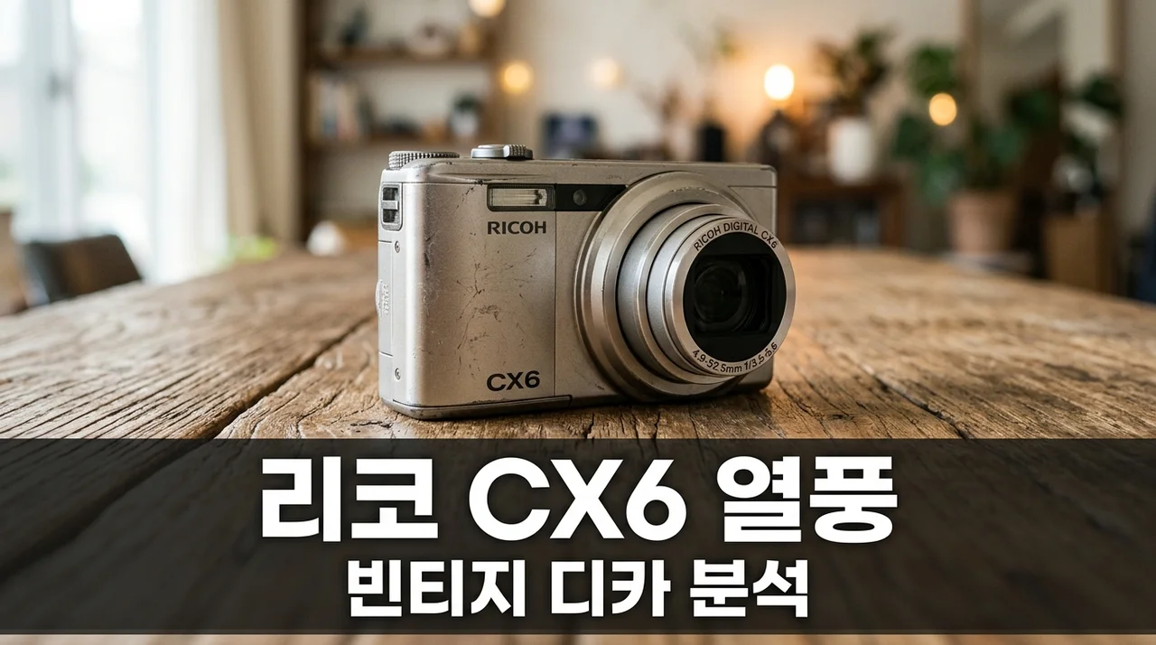 리코 CX6 빈티지 디카 품귀 현상과 중고가 폭등 이유 완전 정리