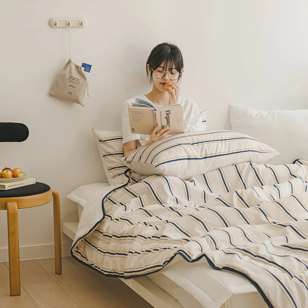 [네이버단독] 바자르 이불 냉감 썸머빌리지 먼지없는 양면 여름 차렵이불 SS 상세 이미지 6