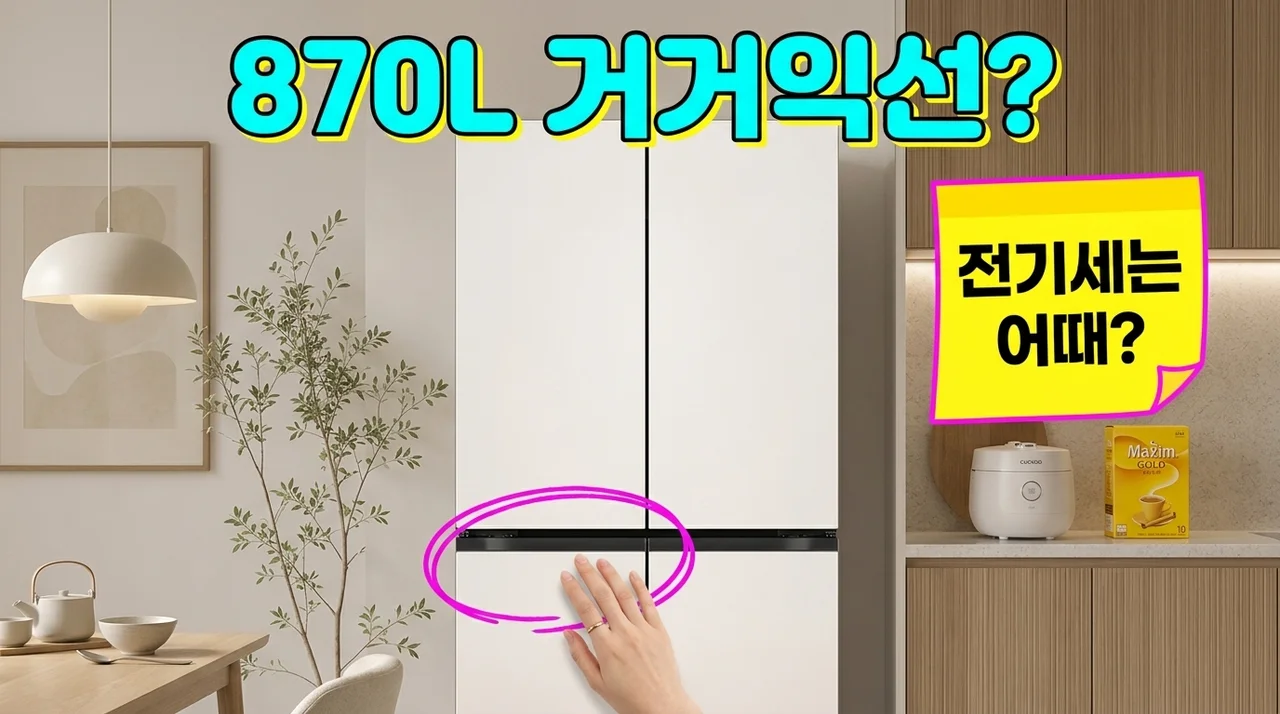LG 디오스 AI 오브제컬렉션 T876MEE011 870L 솔직 후기
