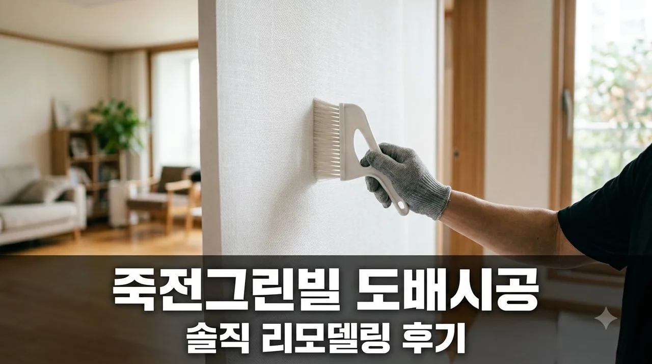 달서구 죽전동 죽전그린빌 인테리어 리모델링 도배 시공 솔직후기