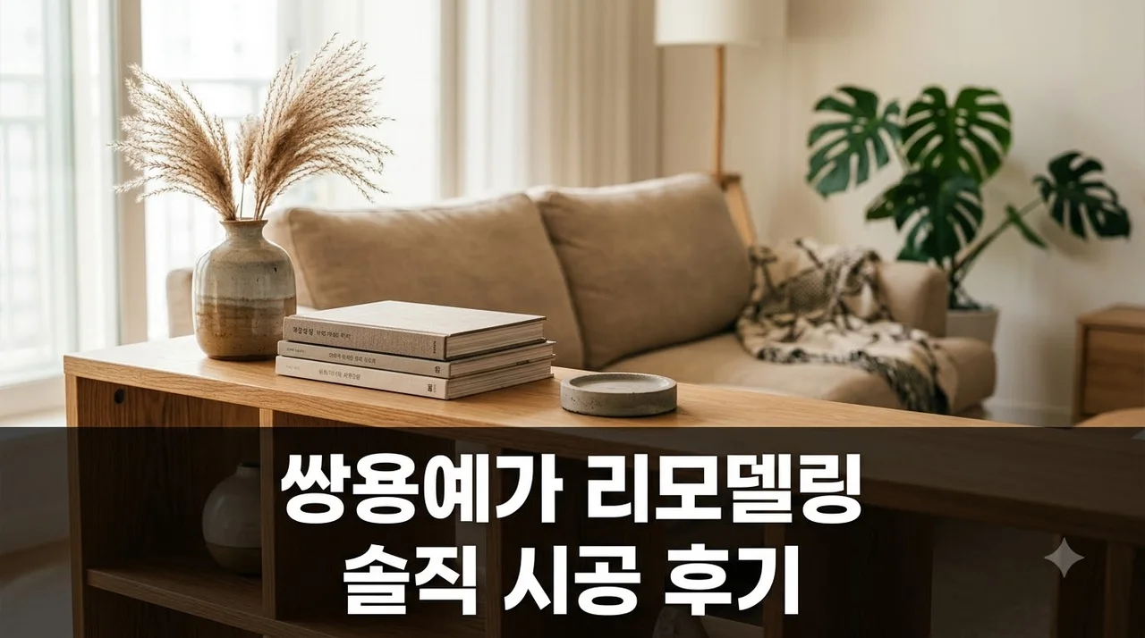 구미 쌍용예가 더 파크 아파트 인테리어 리모델링 시공 솔직후기
