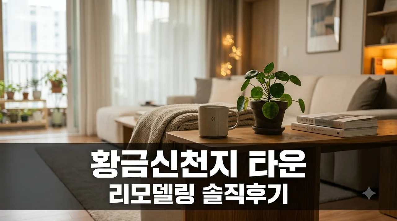 수성구 황금동 신천지 타운 인테리어 리모델링 시공 직접 써본 솔직후기