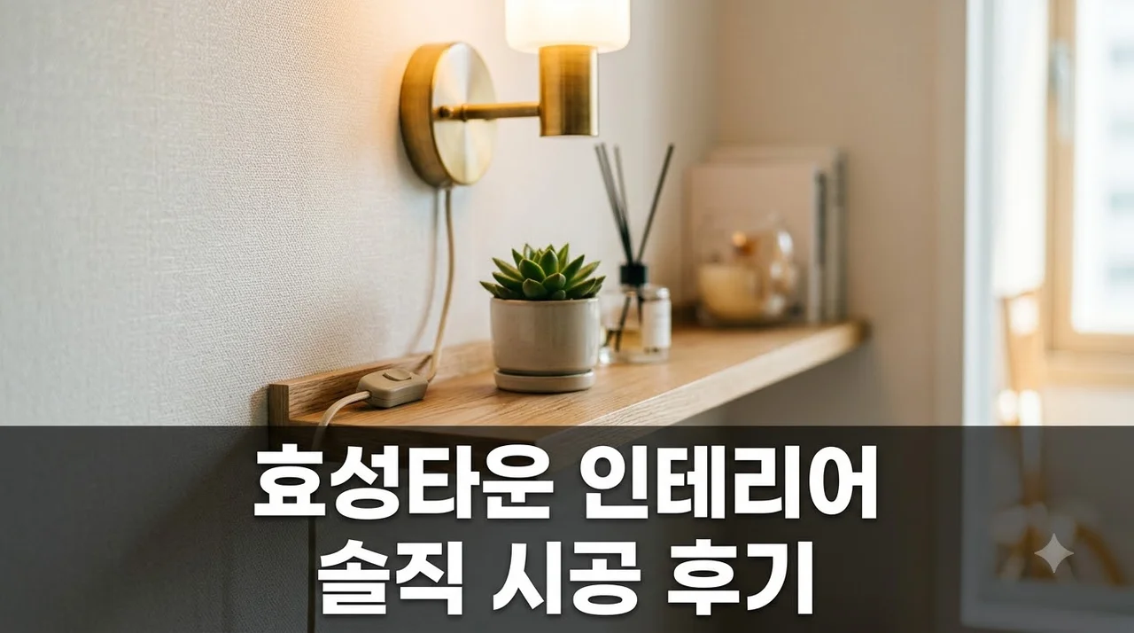 대구 남구 효성 중앙길 효성타운 인테리어 리모델링 시공 솔직 후기