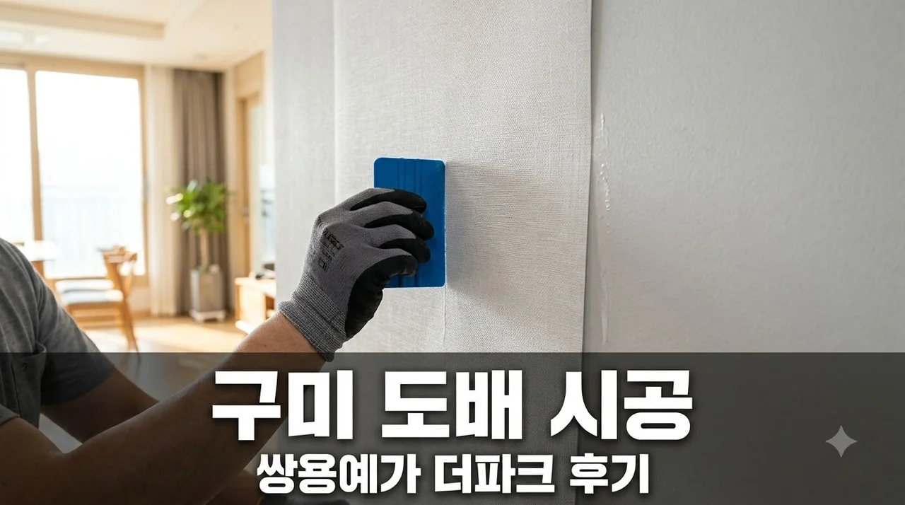 구미 쌍용예가 더 파크 아파트 인테리어 리모델링 도배 시공 솔직후기 추천업체 더젠