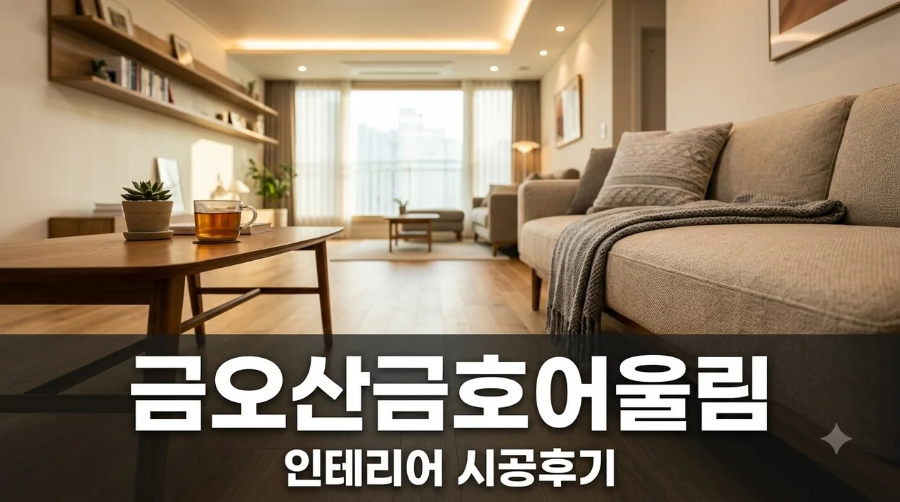 구미 선기로 금오산금호어울림 아파트 인테리어 리모델링 시공 직접 써본 솔직후기