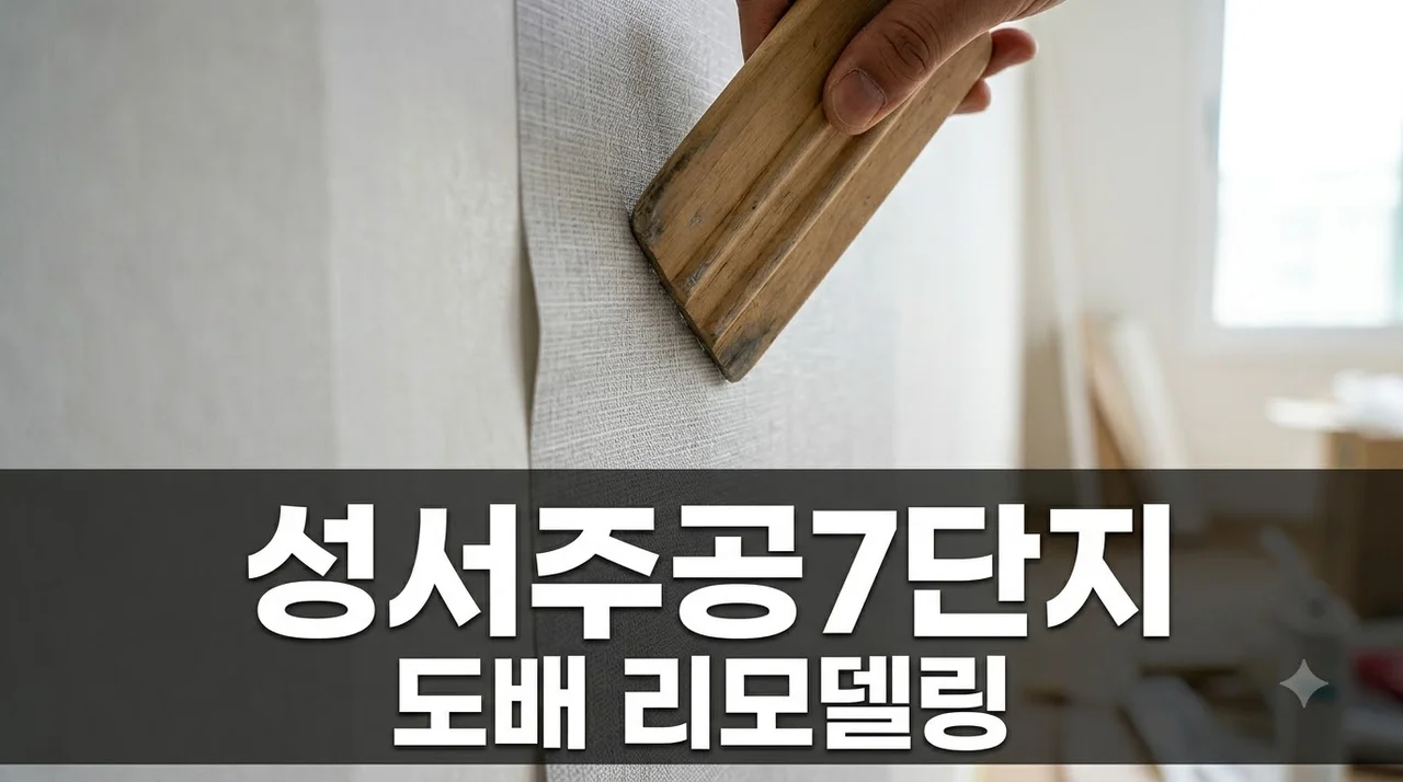 성서 주공 7단지 주공아파트 인테리어 리모델링 도배 시공 솔직후기