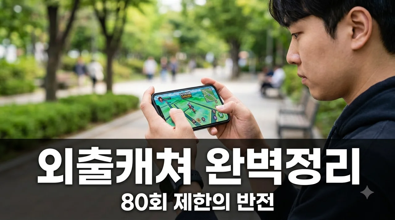 포켓몬고 외출캐쳐 기기 없이 자동 포획 기능 및 80회 제한 핵심 요약