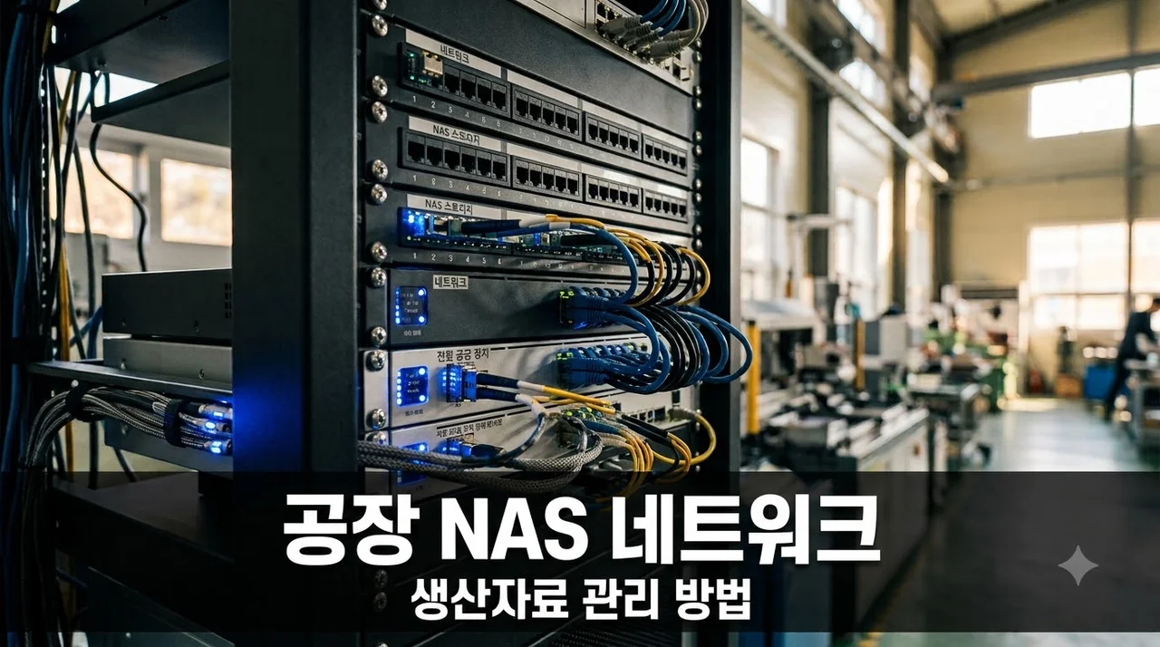 공장 네트워크와 NAS를 연결해 생산자료 관리하는 방법 솔직후기