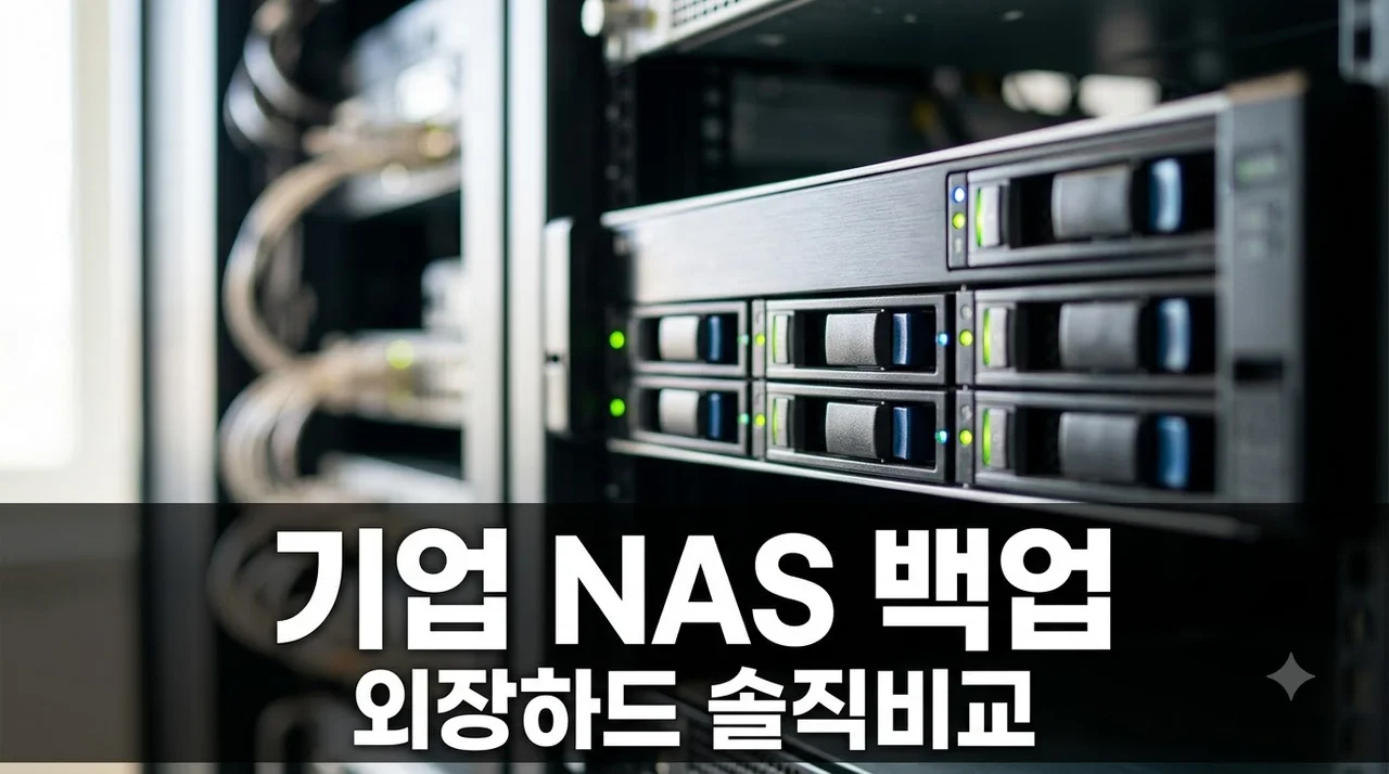 대구 기업 NAS 백업 외장하드와 무엇이 다를까 솔직후기