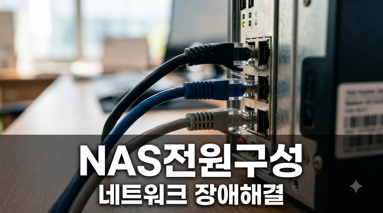 NAS 장애를 줄이는 네트워크와 전원 구성 방법 3개월 실사용 솔직후기