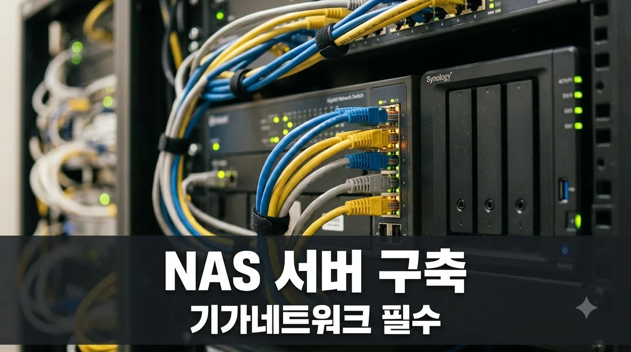 NAS서버와 기가네트워크를 함께 구축해야 하는 이유 3개월 솔직후기