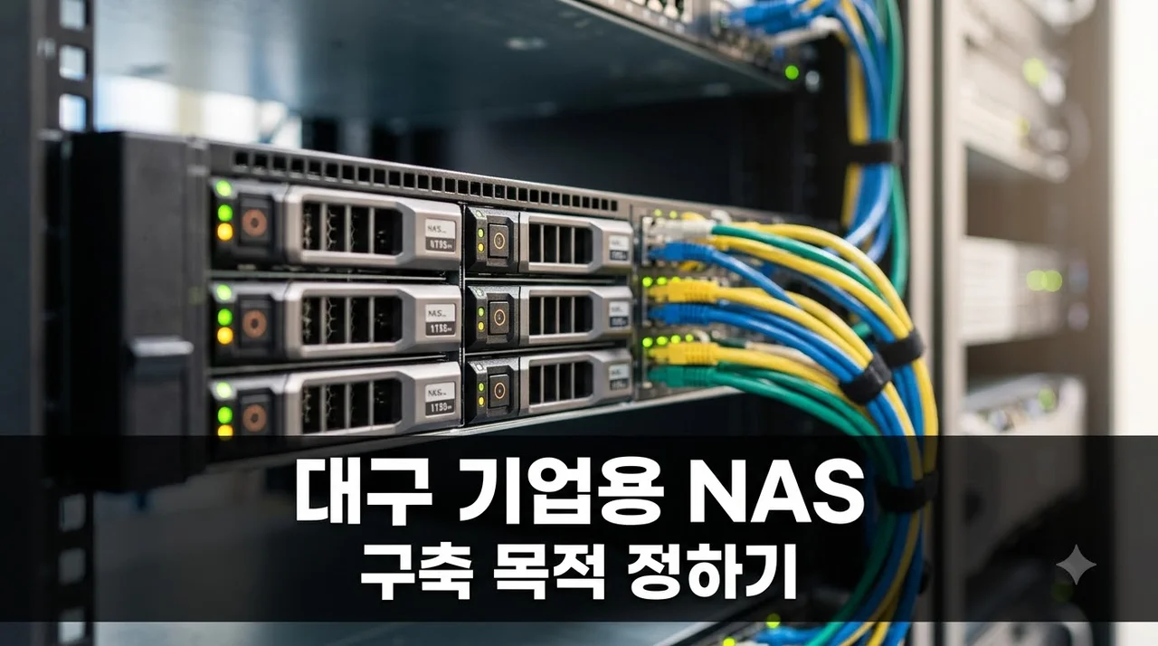 대구 기업용 NAS 추천보다 중요한 구축 목적 정하기 솔직후기