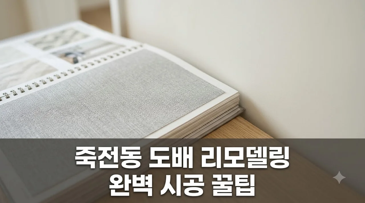 달서구 죽전동 인테리어 리모델링 도배 시공 비용과 견적 꿀팁