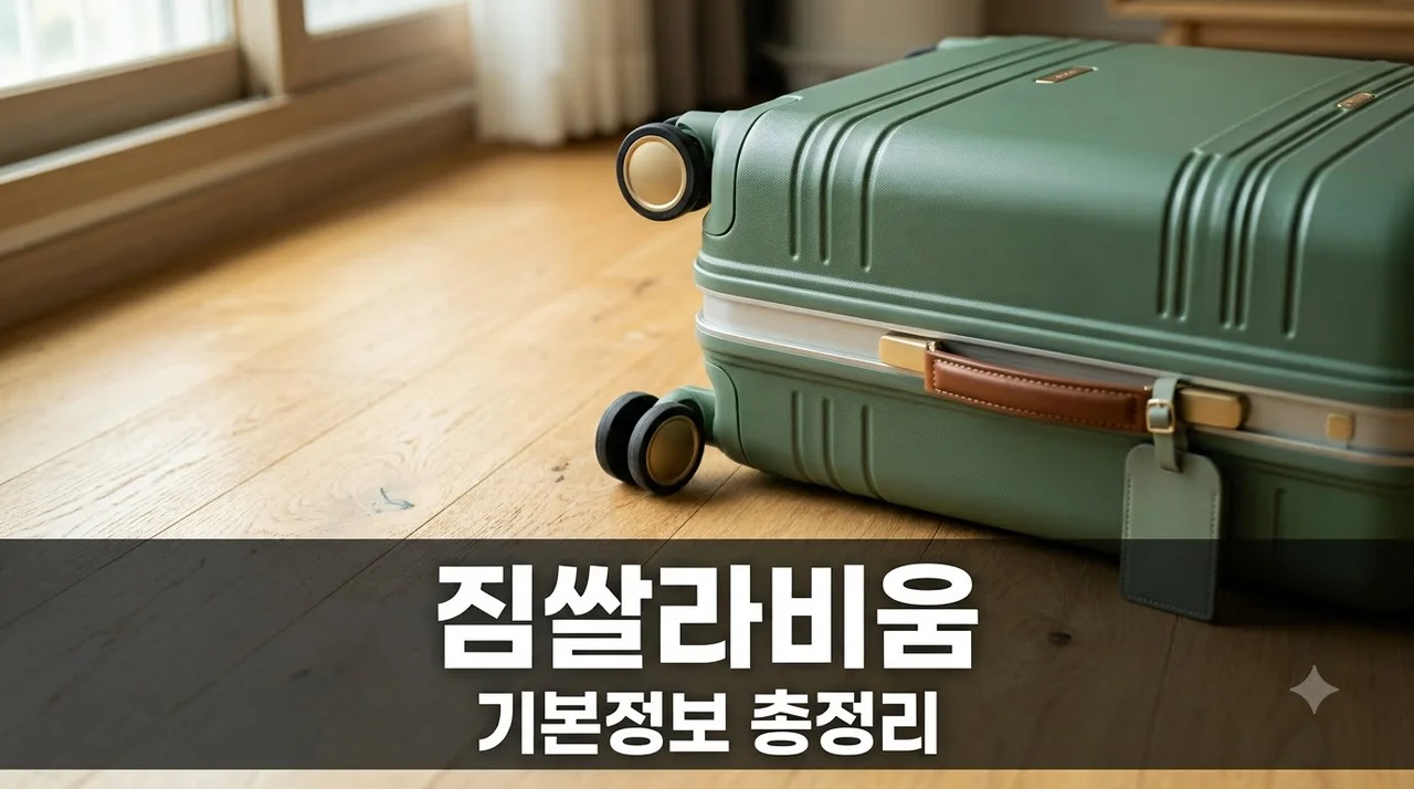 짐쌀라비움 기본정보 출연진 OTT 방송시간 미니멀 여행 총정리