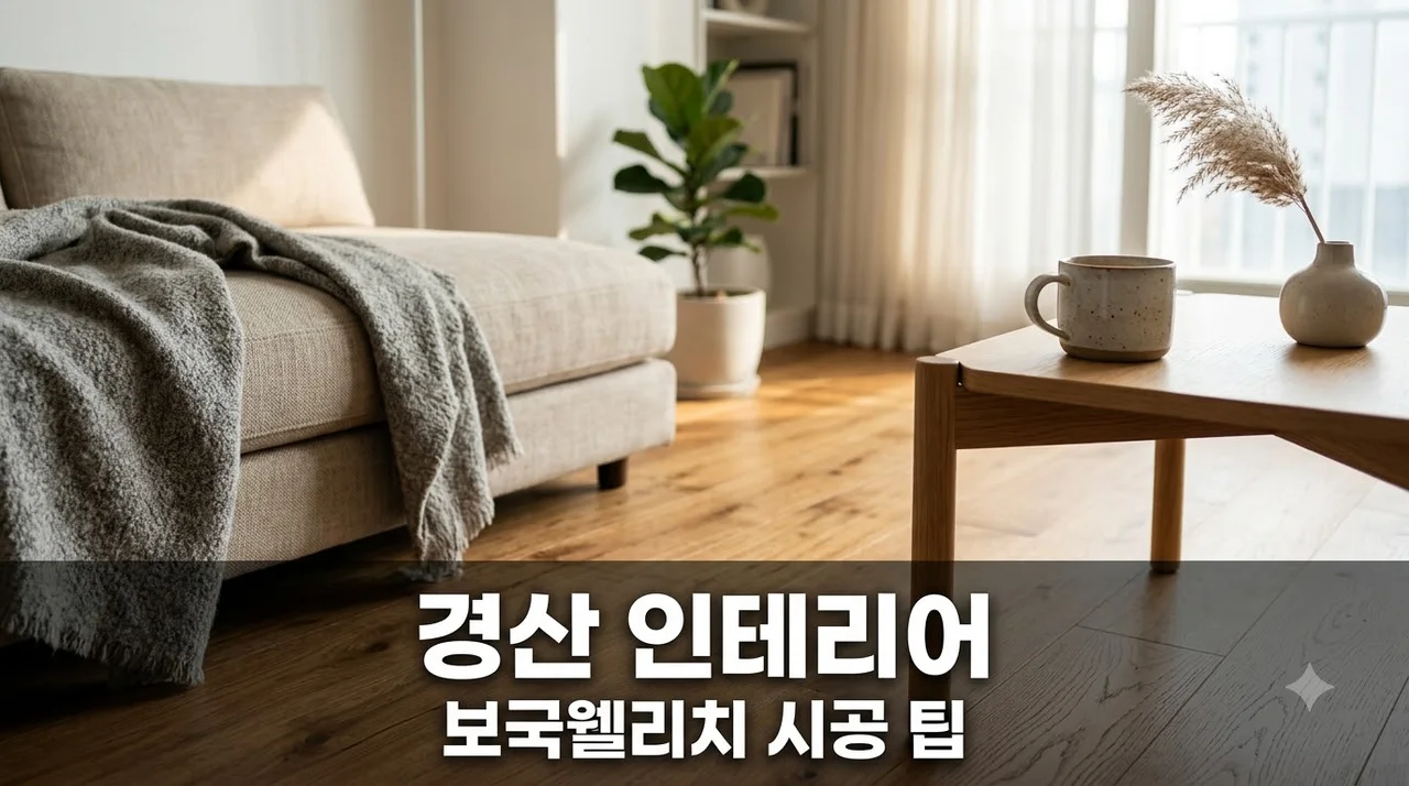 경산 보국 웰리치 인테리어 리모델링, 실패 없는 시공 전략