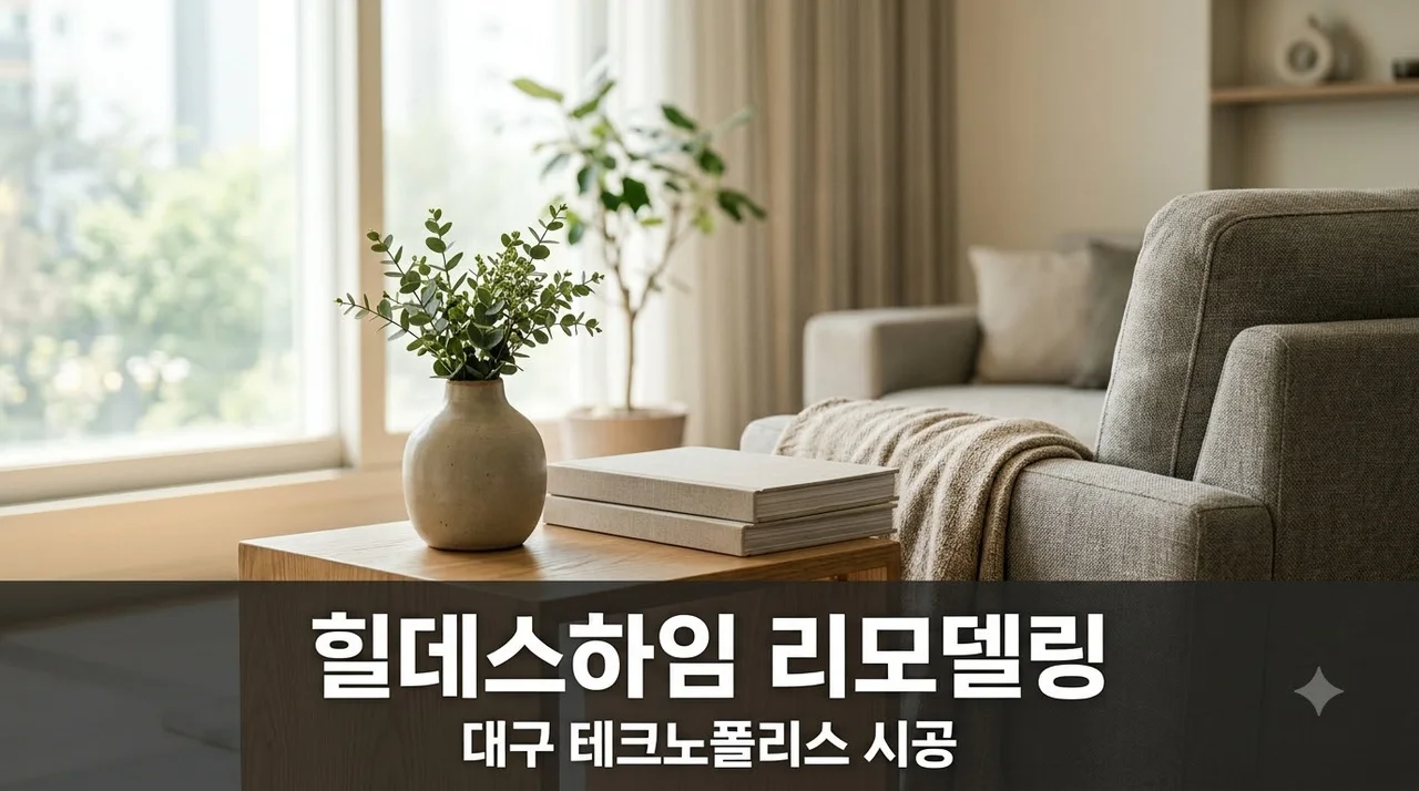 대구 달성군 유가읍 힐데스하임 인테리어 리모델링 성공 전략