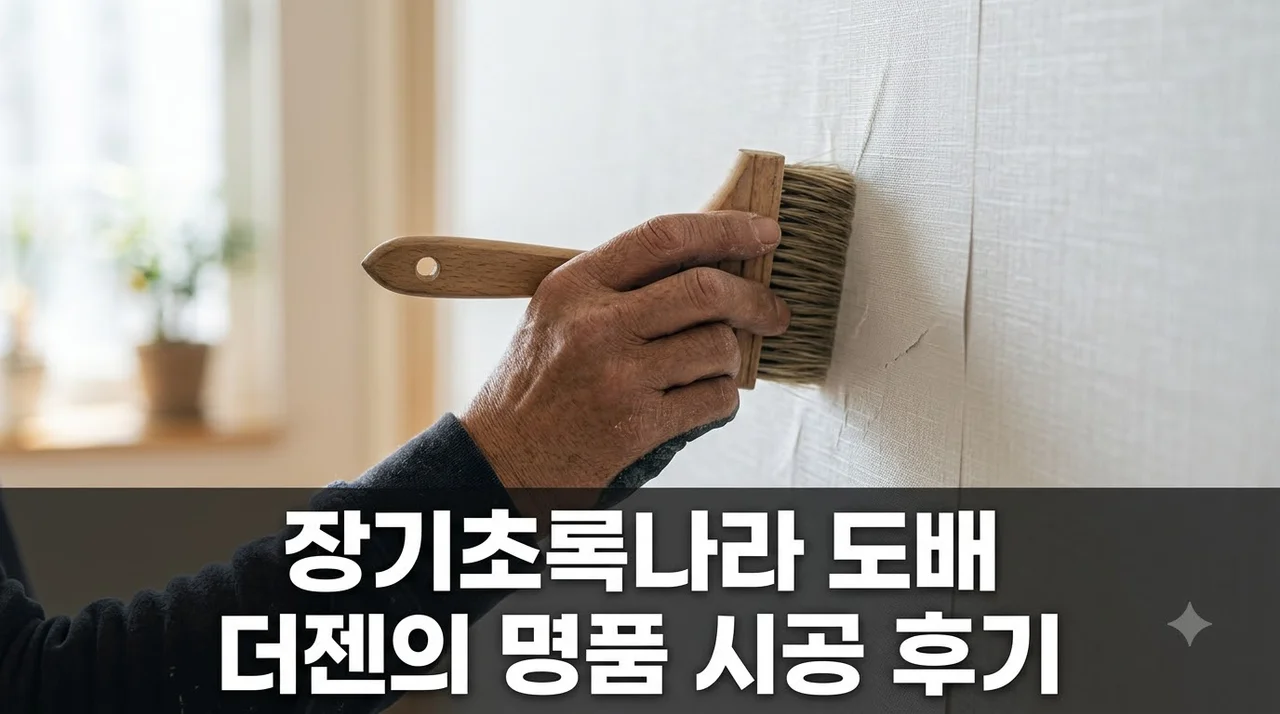 달서구 장기동 초록나라 도배시공 후기 33평 아파트의 완벽한 변신