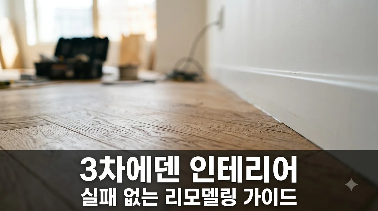 북구 동북로37길 3차에덴파아트 인테리어 리모델링 성공을 위한 핵심 가이드