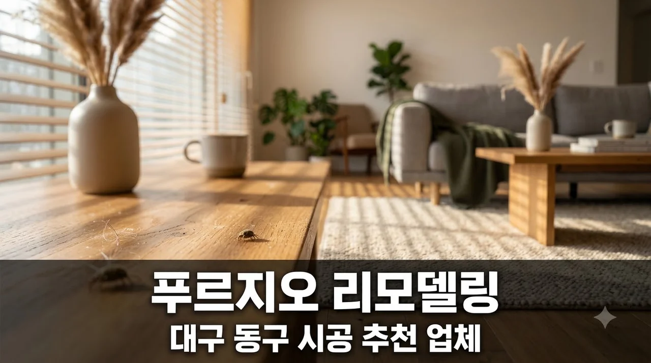 대구 동구 용계역 푸르지오(1단지) 인테리어 리모델링 시공 견적 및 업체 추천