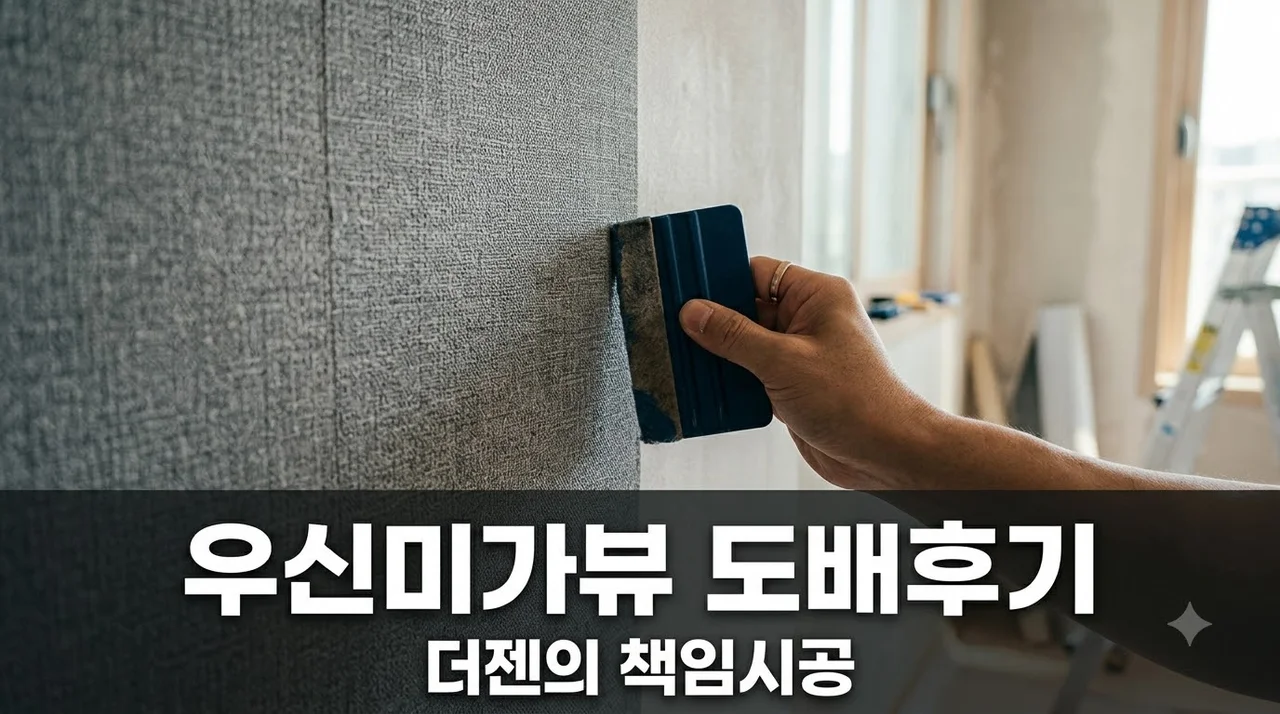 달성군 논공읍 달성우신미가뷰 도배시공 후기 및 비용 절약 팁