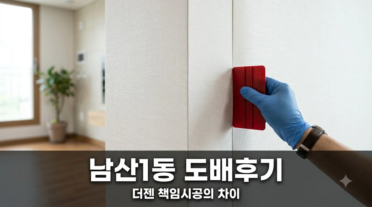 남산 1동 우리빌 도배시공 후기 만족도 높은 업체 추천 (주)더젠