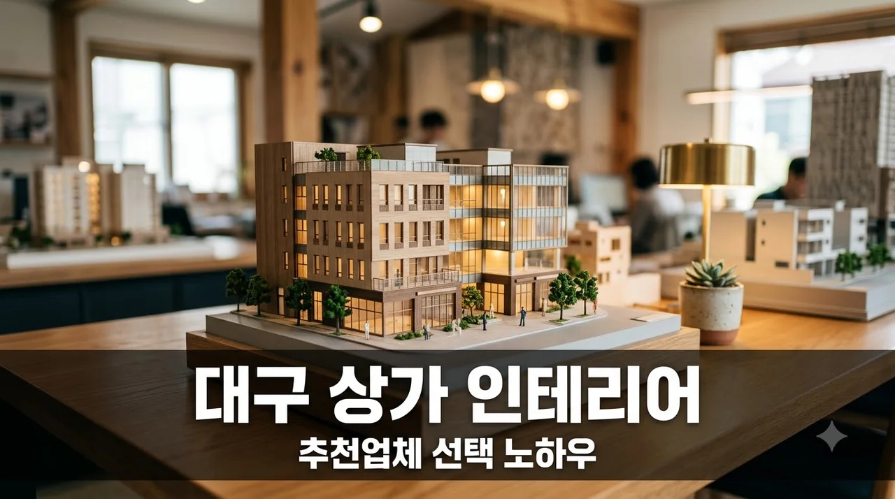대구 상가건물 인테리어 리모델링 추천업체 선택 팁과 핵심 가이드