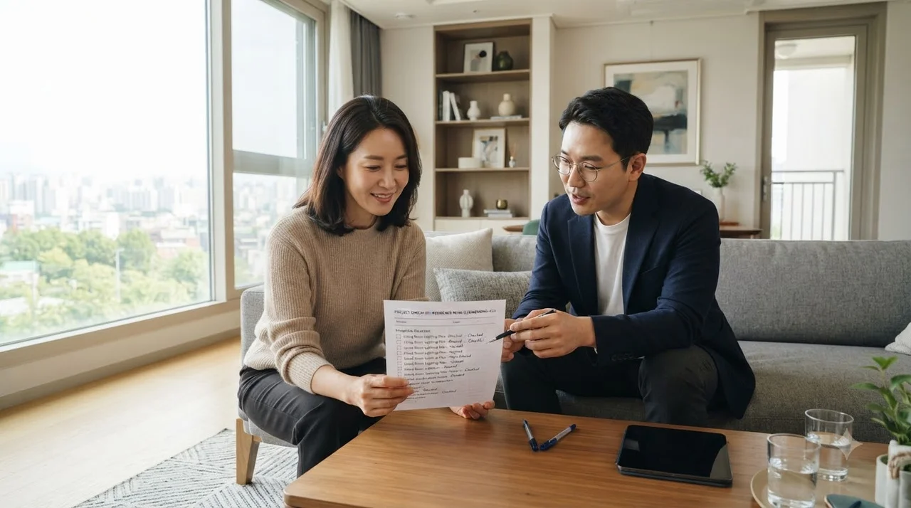 누수 및 인테리어 시공 전 준비물 및 확인 체크리스트