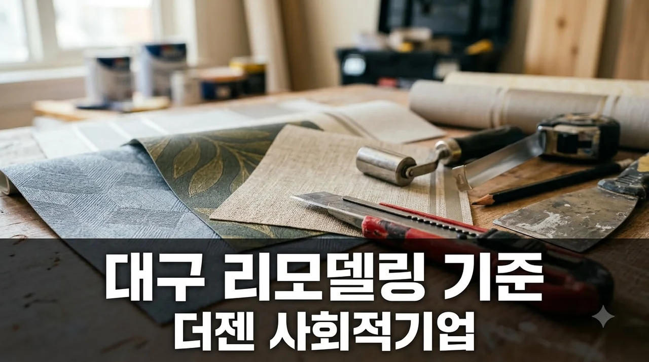 대구 리모델링 업체 고르는 기준 후회 없는 추천 팁
