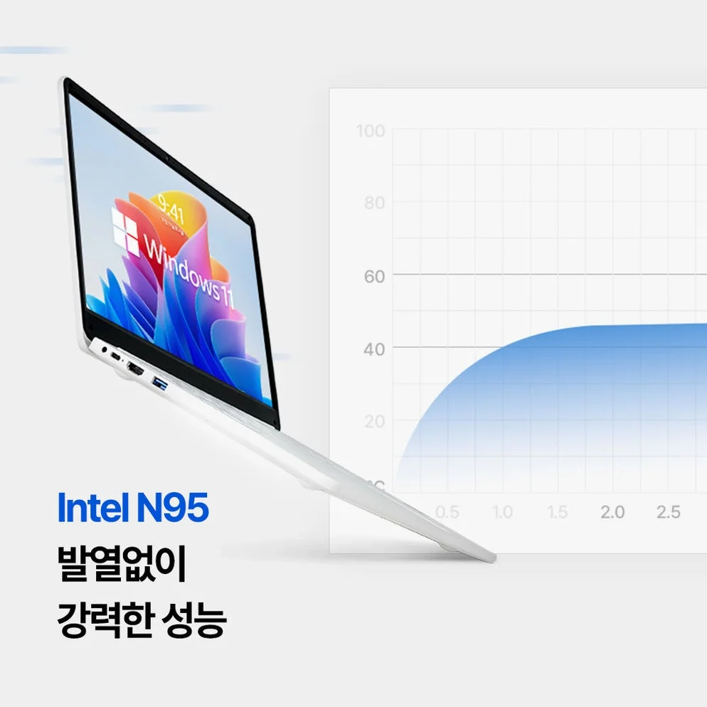 베이직스 노트북 베이직북 14인치 8/256GB 사무용 가벼운 업무용 문서작업용 싼 저가 상세 이미지 8